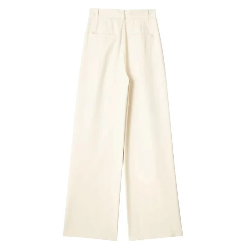 Monaco | Pantaloni Oversize da Donna | Beige
