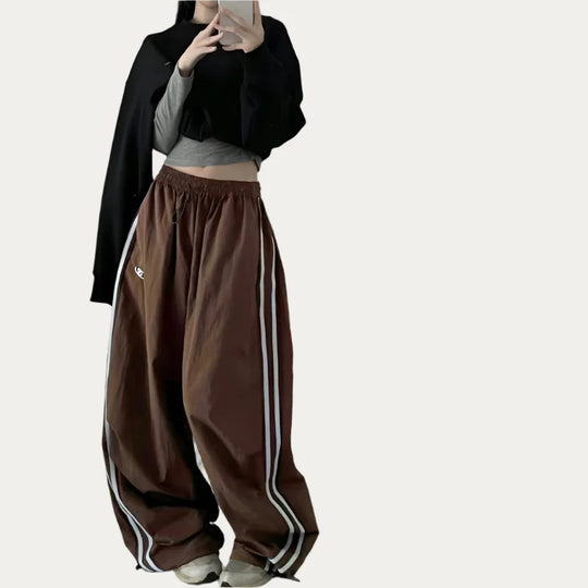 Rosenheim | Pantaloni Cargo Oversize da Donna | Blu Marina