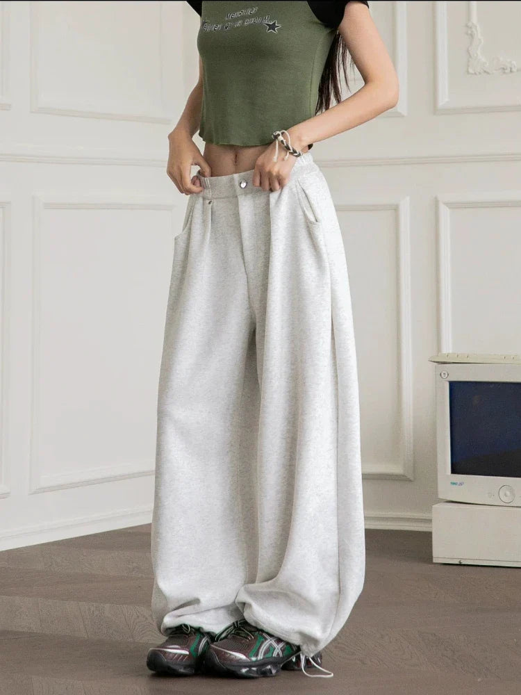 Amburgo | Pantaloni della tuta oversize da donna | Nero