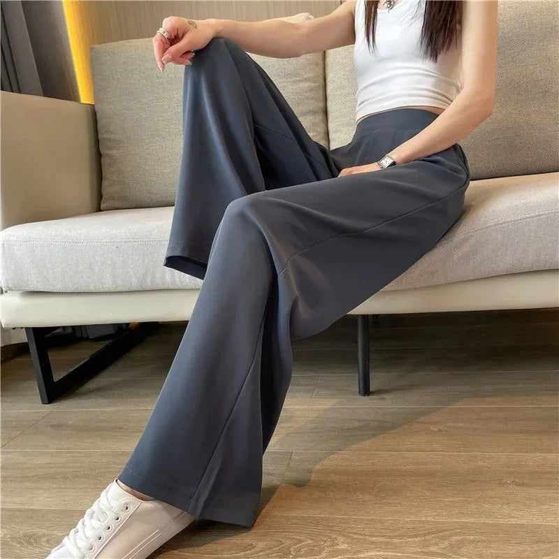 Bremen | Pantaloni estivi oversize da donna | Grigio
