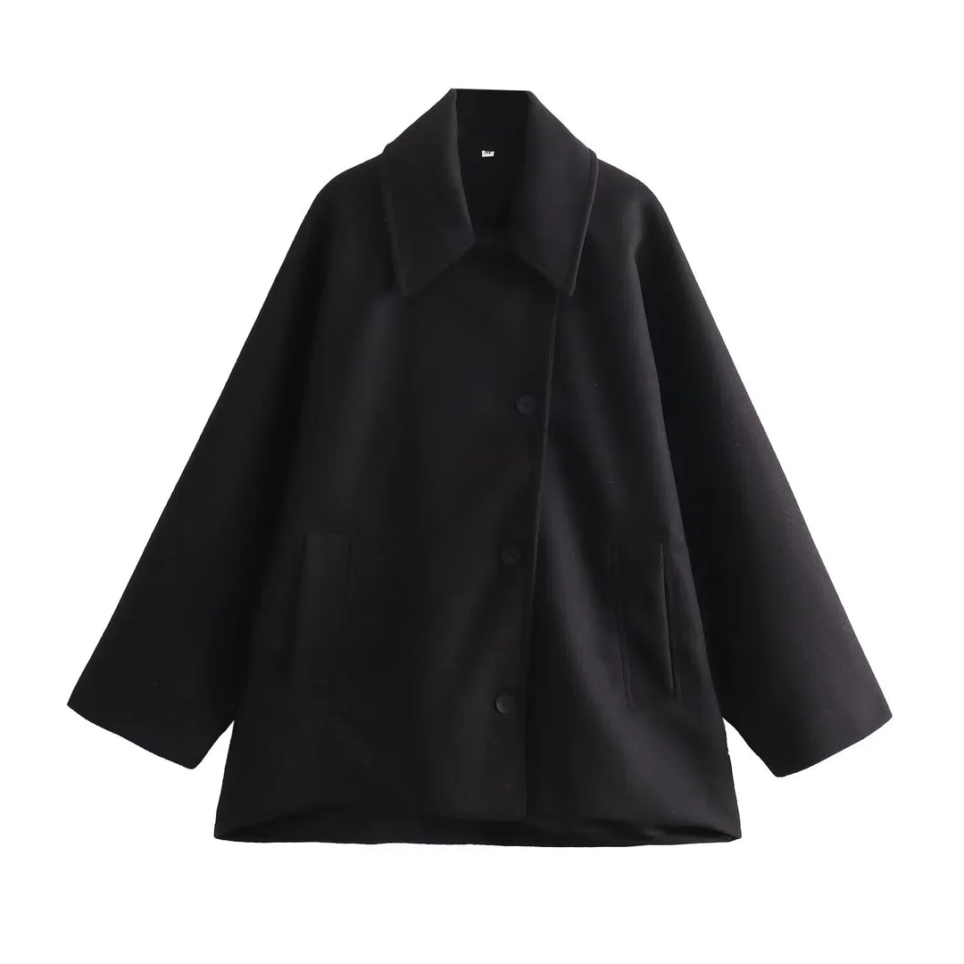 Freya | Damen Oversized Winterjacke | Grün