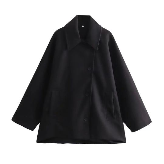 Freya | Damen Oversized Winterjacke | Grün