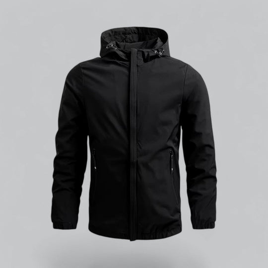 Winddichte jas perfect voor wandelen en fietsen.