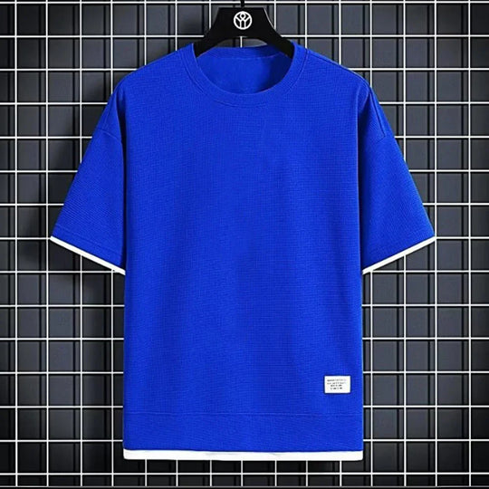 Diego - T-shirt sportivo con taglio aderente e maniche corte