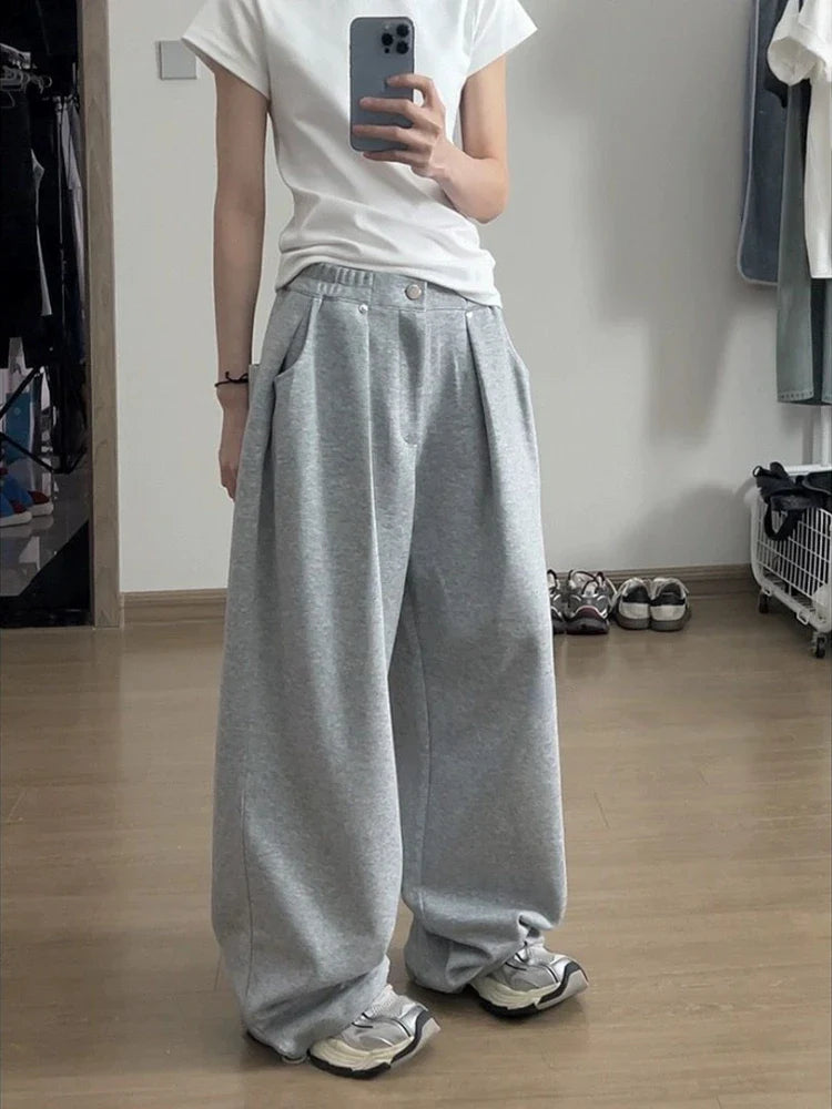 Amburgo | Pantaloni della tuta oversize da donna | Nero