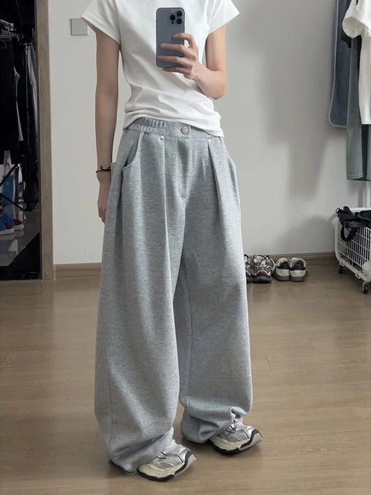 Amburgo | Pantaloni della tuta oversize da donna | Nero