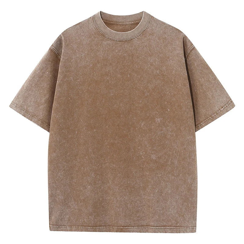 Raya | Dames Oversized Vintage T-Shirt | Donkergroen