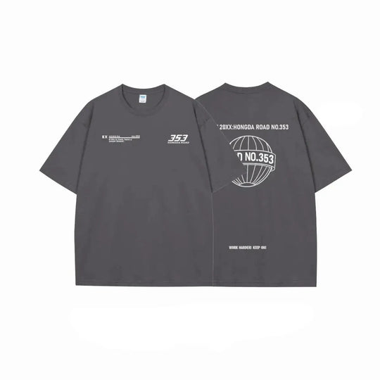 Ethen - T-shirt con motivo urbano da corsa