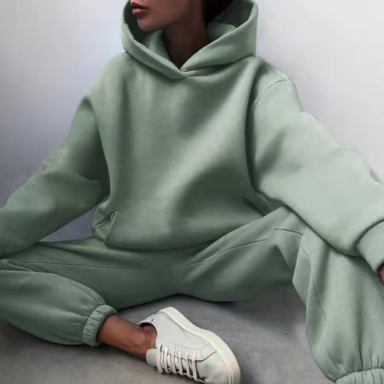 Loungewear set met een elastische tailleband voor een perfecte pasvorm.