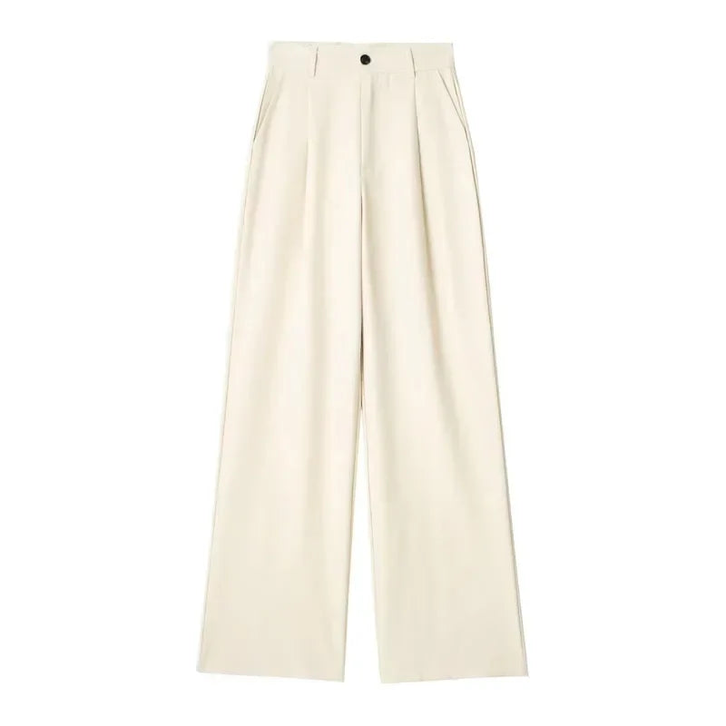 Monaco | Pantaloni Oversize da Donna | Beige