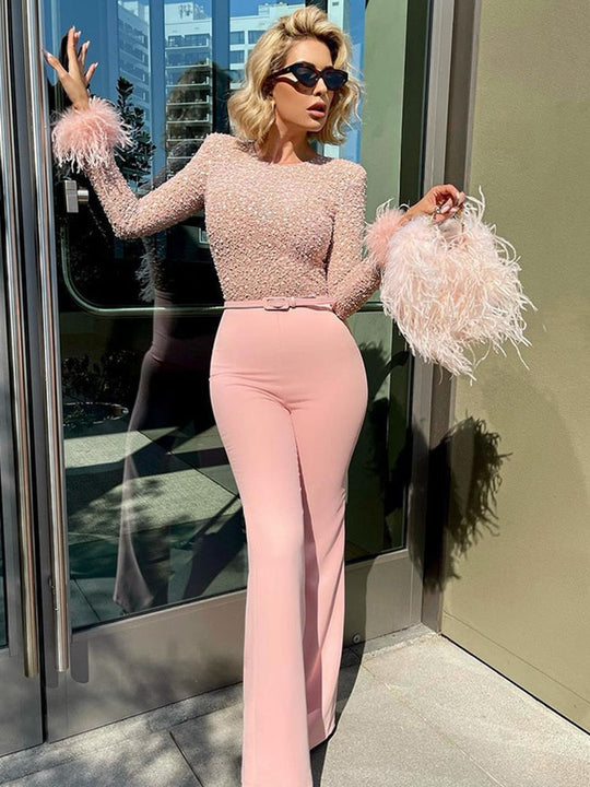 Lotte - Elegante Hose mit hoher Taille und ausgestellten Beinen