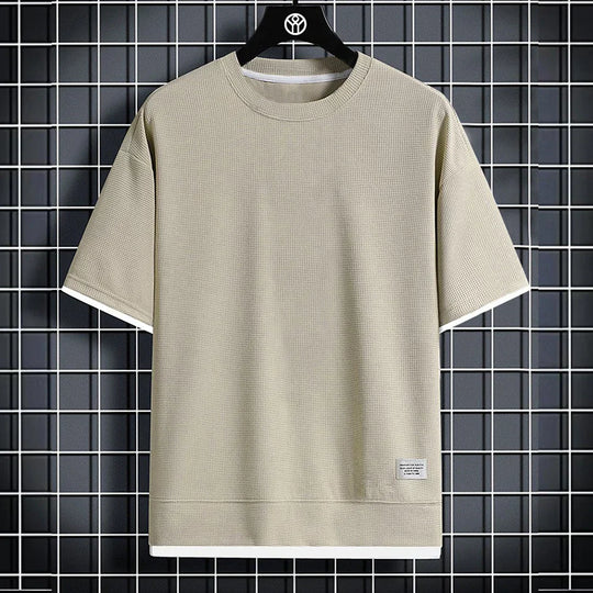 Diego - T-shirt sportivo con taglio aderente e maniche corte