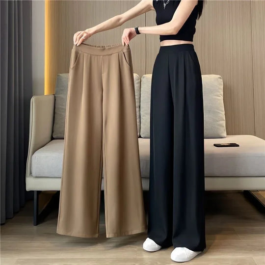 Bremen | Pantaloni estivi oversize da donna | Grigio