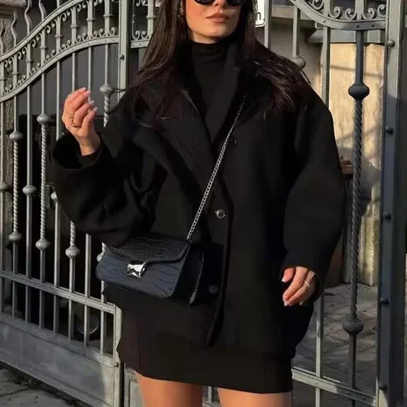 Freya | Damen Oversized Winterjacke | Grün