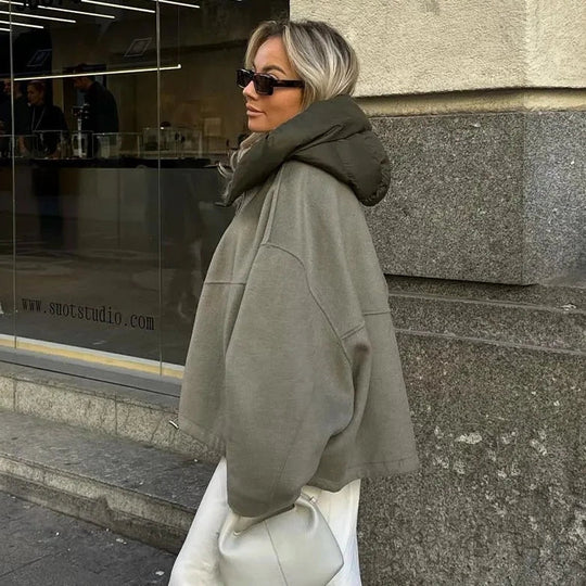 Isabelle - Felpa oversize con cappuccio per donna