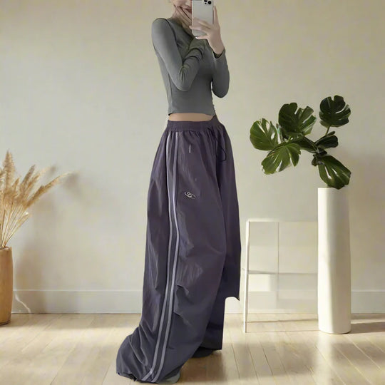 Rosenheim | Pantaloni Cargo Oversize da Donna | Blu Marina