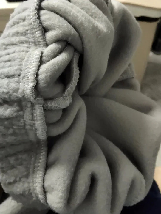 Münster | Damen Oversized Fleecehose | Hellgrau