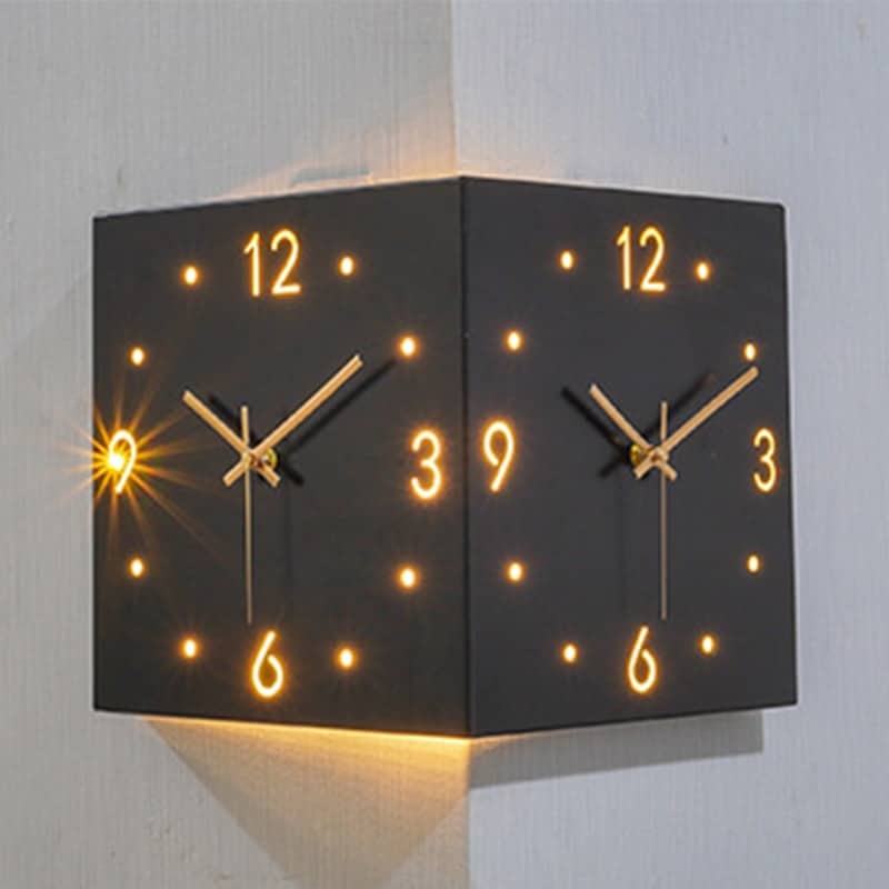 Vesper | Double-sided wall clock | White
