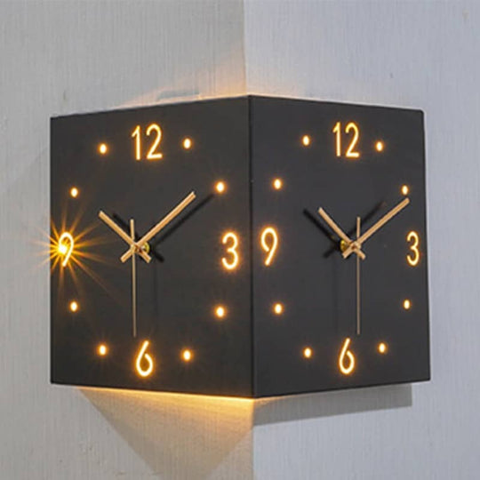 Vesper | Double-sided wall clock | White