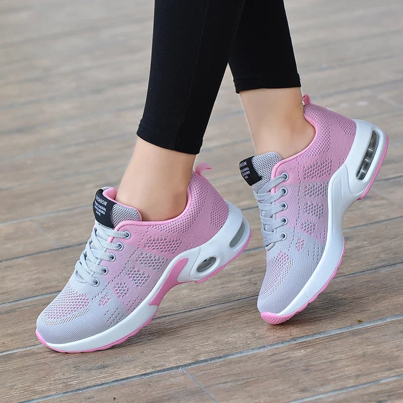 Zoey - Stijlvolle Dames Sneakers met Ademend Mesh Design