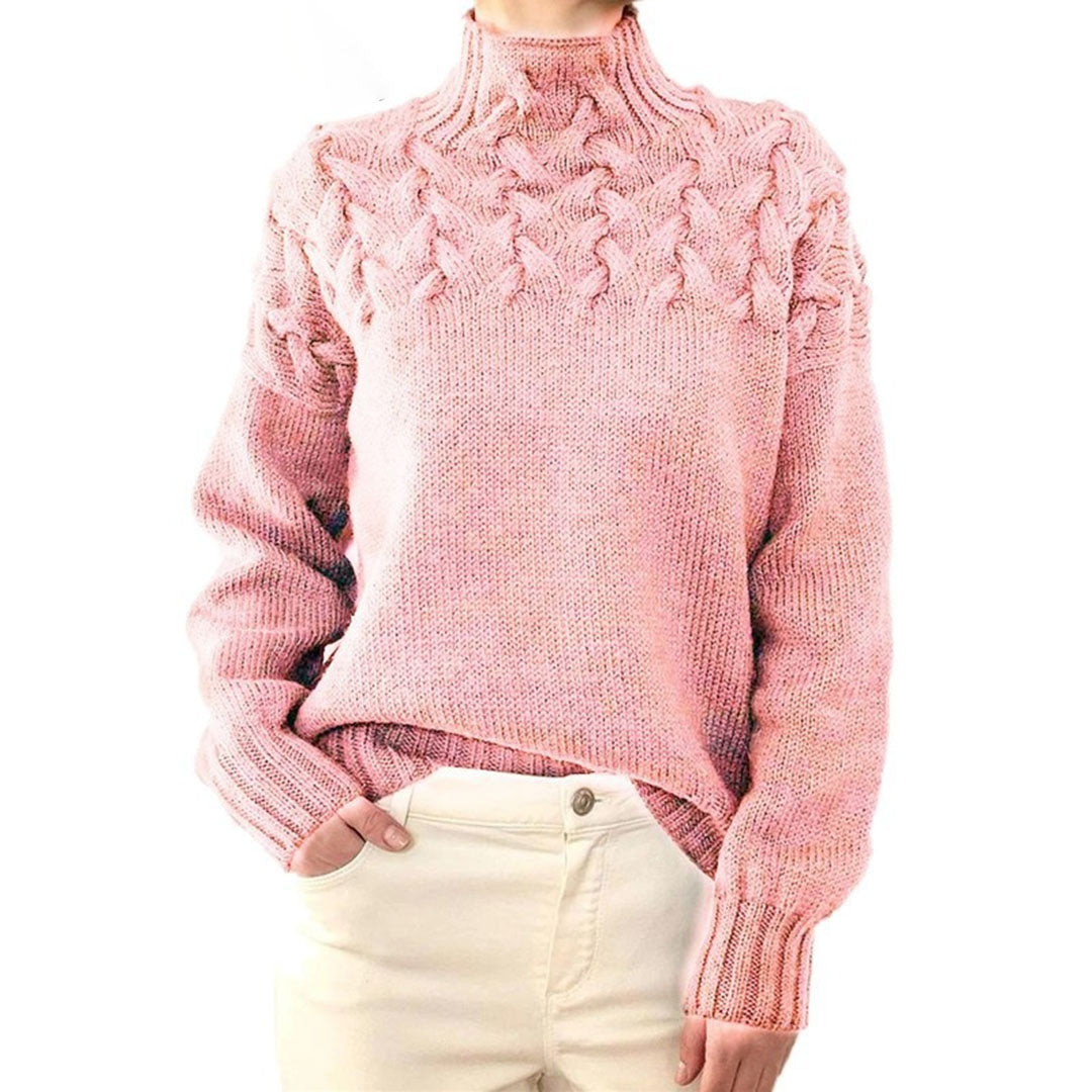 Nina - Cozy Turtleneck Sweater With Texture