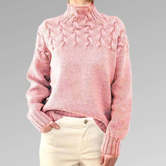 Nina - Cozy Turtleneck Sweater With Texture