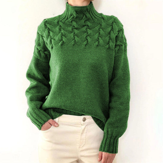Nina - Cozy Turtleneck Sweater With Texture