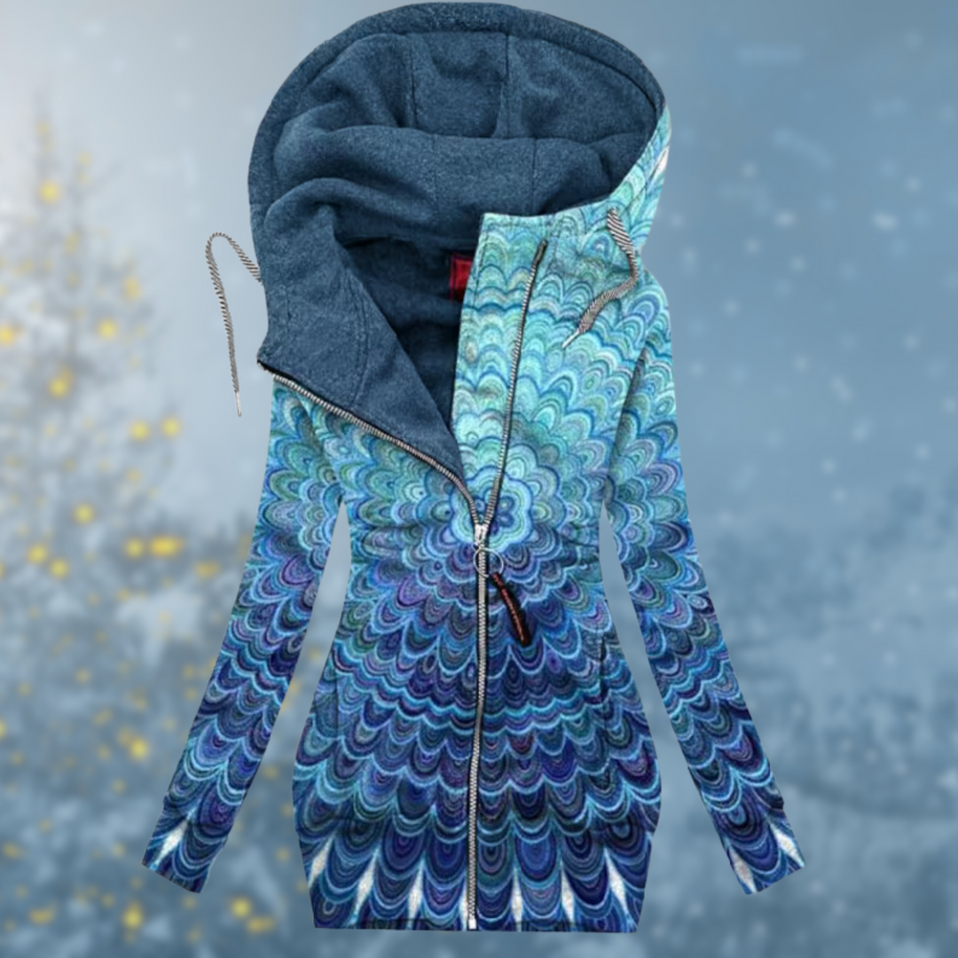 Comfortabele, lange pullover met stijlvolle details en warme stof.