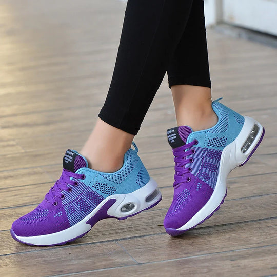 Zoey - Stijlvolle Dames Sneakers met Ademend Mesh Design