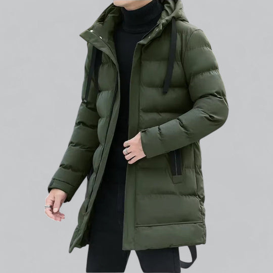 Elegante winterjas geschikt voor zowel casual als formele gelegenheden.
