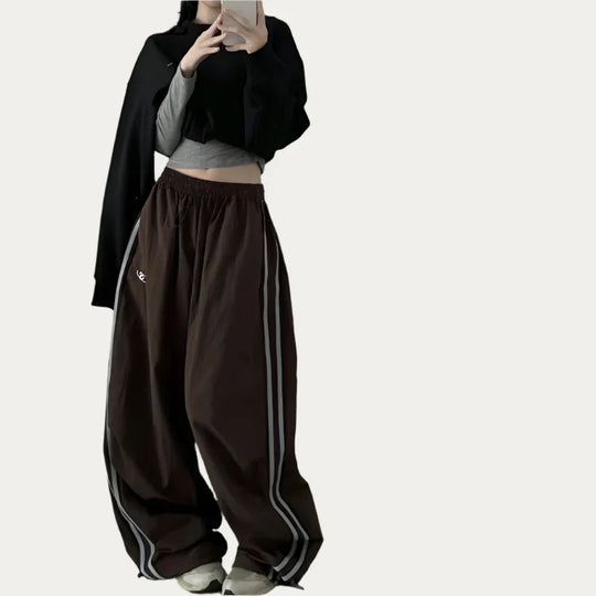 Rosenheim | Pantaloni Cargo Oversize da Donna | Blu Marina