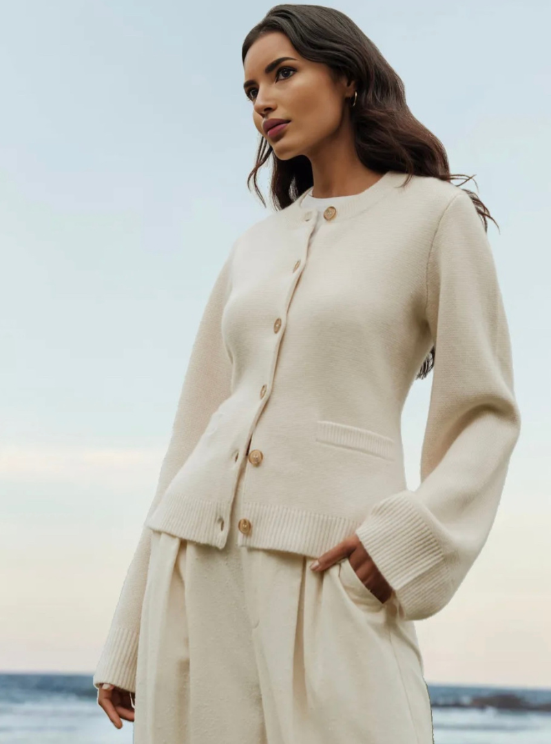 Sabine | Casual vest with flared sleeves