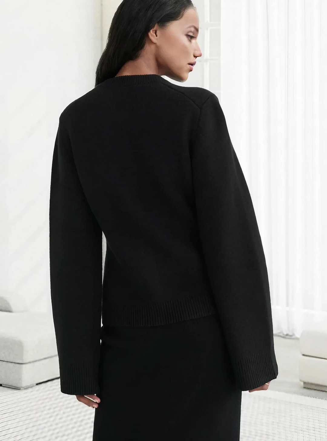 Sabine | Casual vest with flared sleeves
