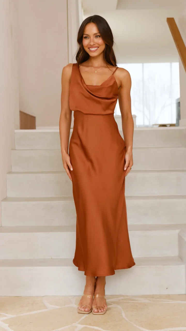 Sabine | Elegante con cinture e schienale incrociato Rob