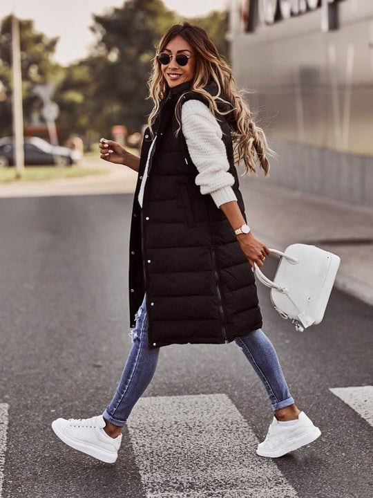 Sabrina | Gilet imbottito lungo e confortevole
