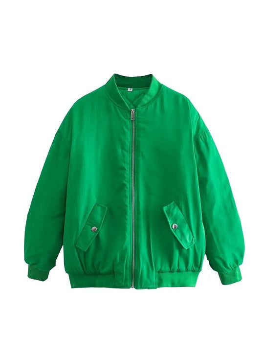 Sabrina | Stylish oversized bomber jacket