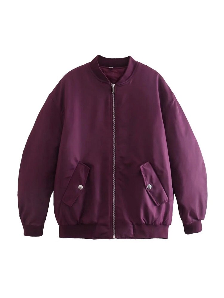 Sabrina | Stylish oversized bomber jacket