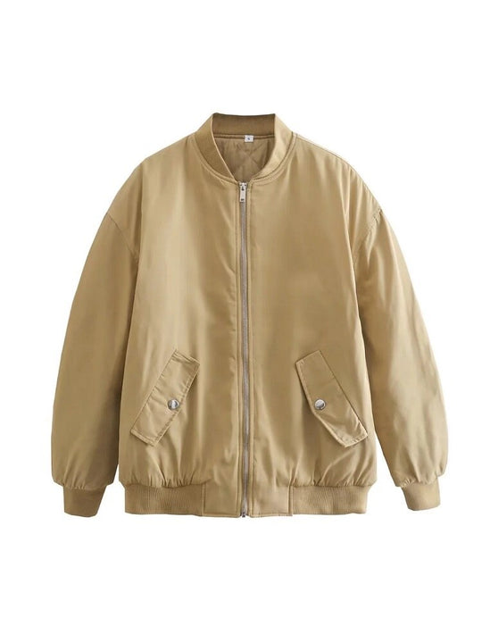 Sabrina | Stylish oversized bomber jacket