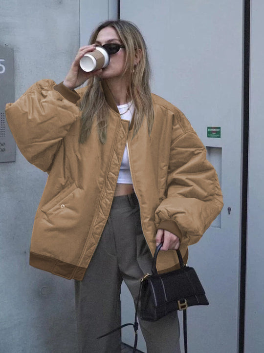 Sabrina | Stylish oversized bomber jacket