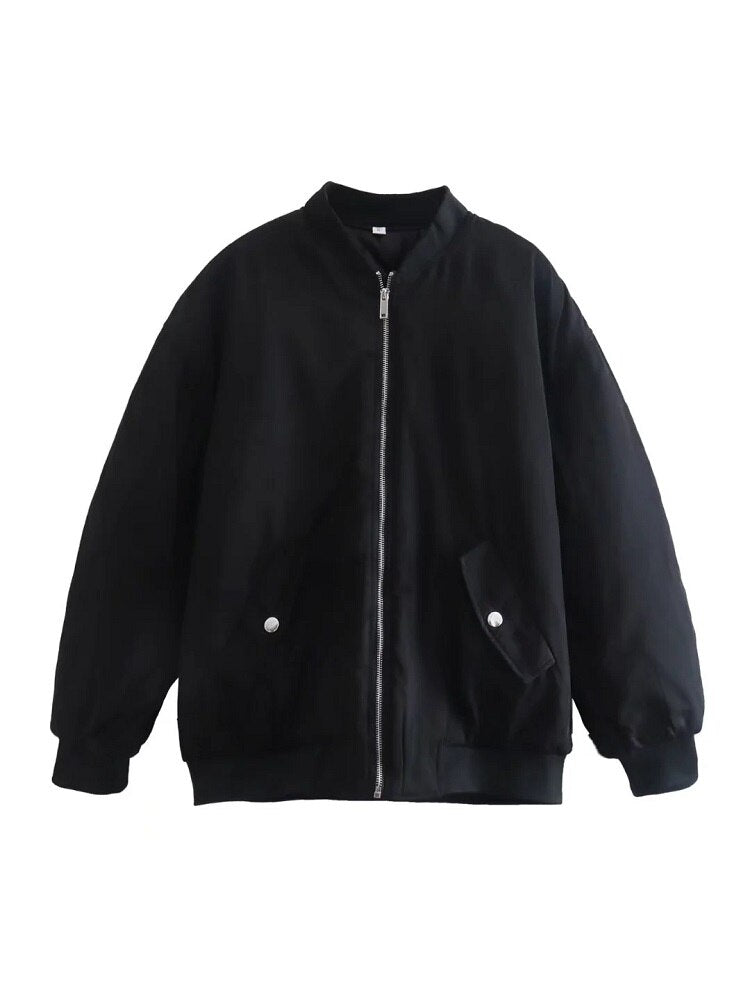 Sabrina | Stylish oversized bomber jacket