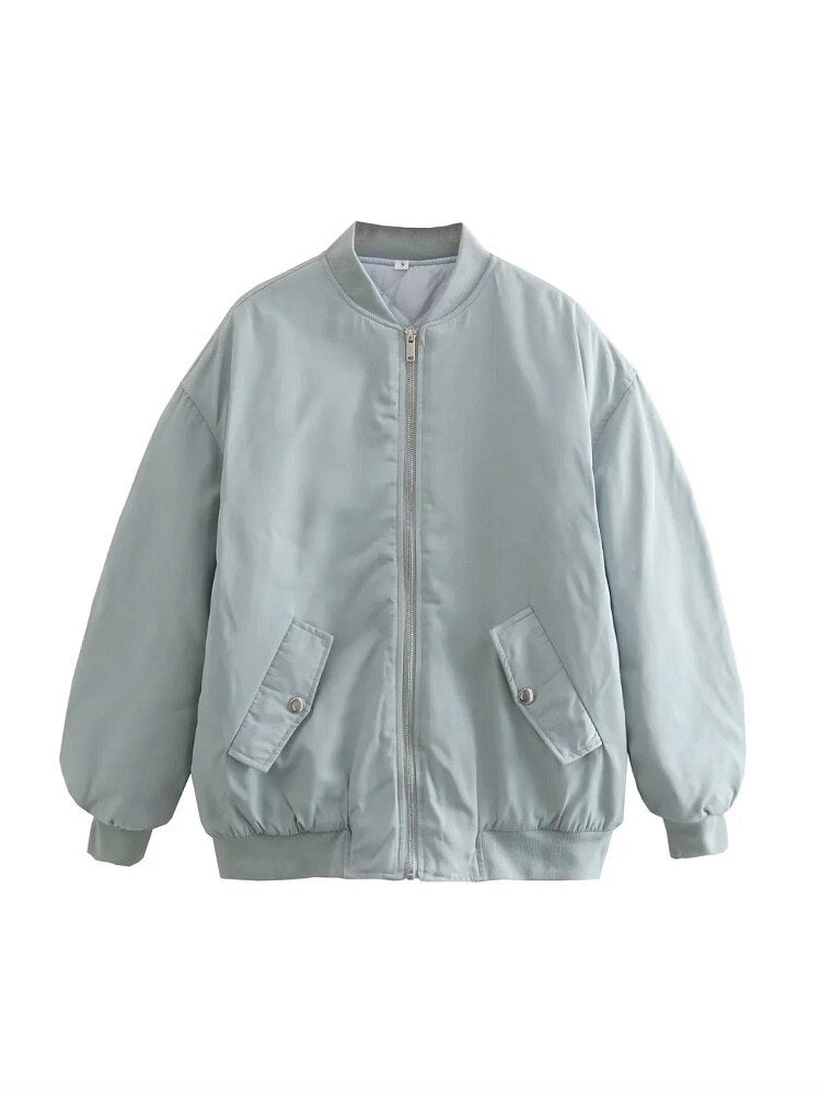 Sabrina | Stylish oversized bomber jacket