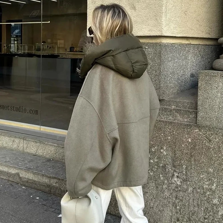 Isabelle - Oversized Hoodie-Jacke für Damen