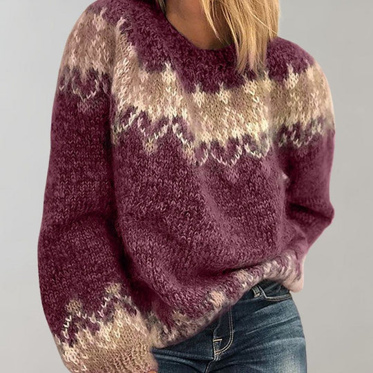 Sandra | Gemütlicher grob gestrickter Pullover
