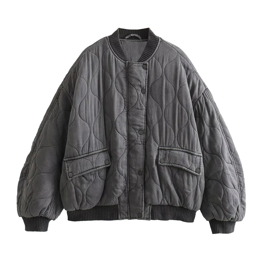 Sandra | Modern winter quilted jacket