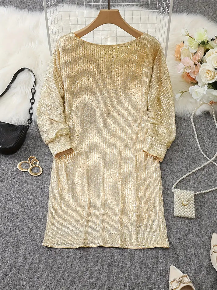 Sara | Glamorous off shoulder mini dress