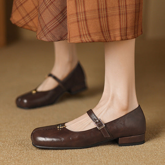Sara | Scarpe tradizionali piatte da dirndl
