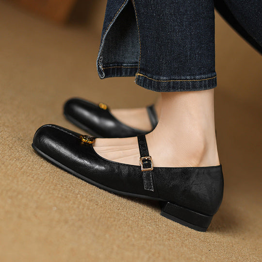 Sara | Scarpe tradizionali piatte da dirndl