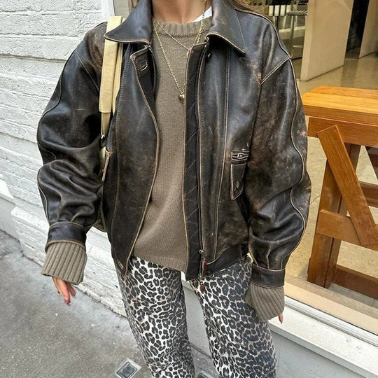 Mila - Trendige Hose mit Leopardenmuster