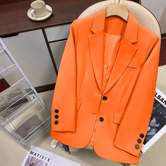 Valeria | Elegante blazer da donna con maniche lunghe | Arancione