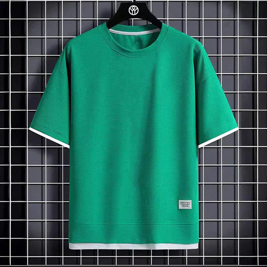 Diego - T-shirt sportivo con taglio aderente e maniche corte